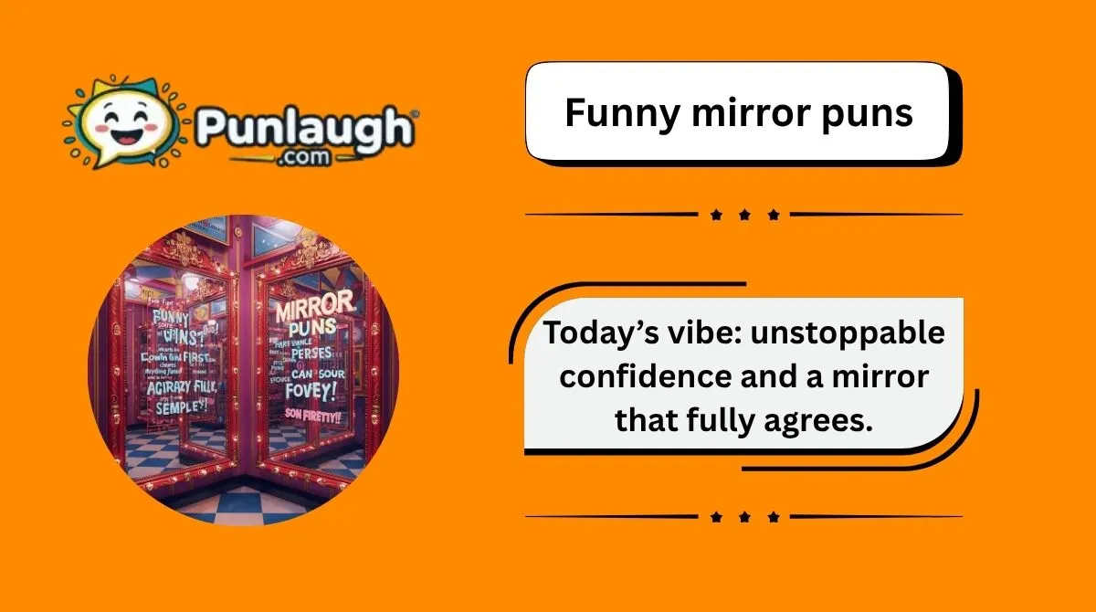 Funny mirror puns