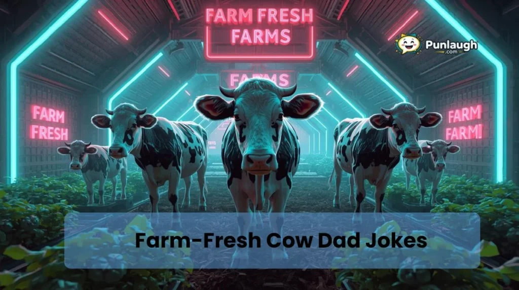 Farm Fresh Cow Dad Jokes