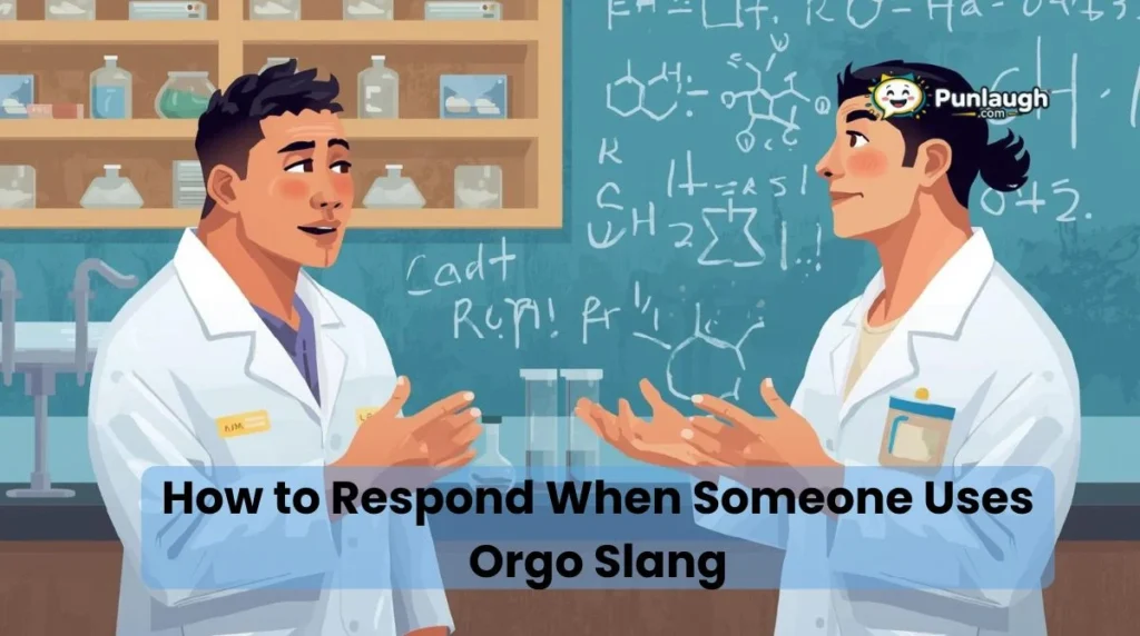 How To Respond When Someone Uses Orgo Slang