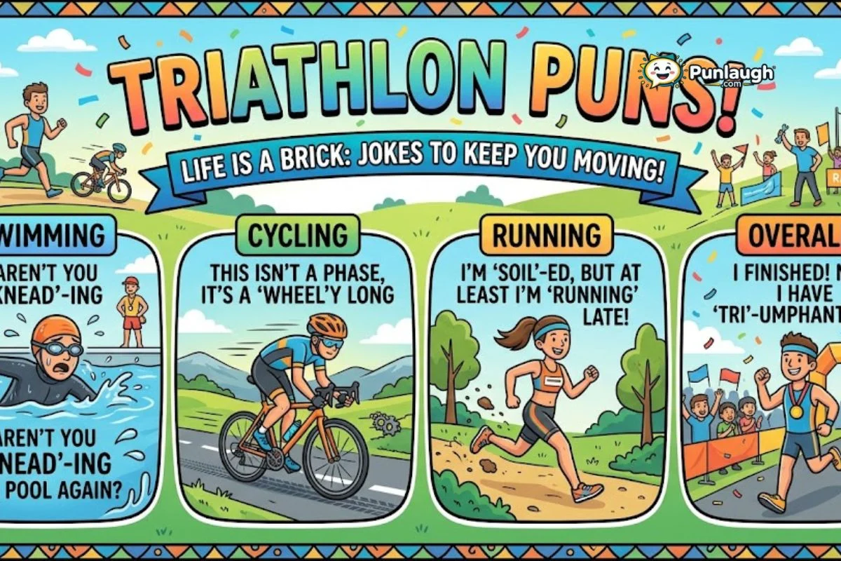 Triathlon Puns