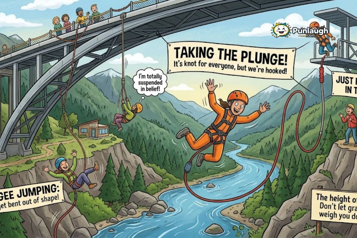 Bungee Jumping Puns