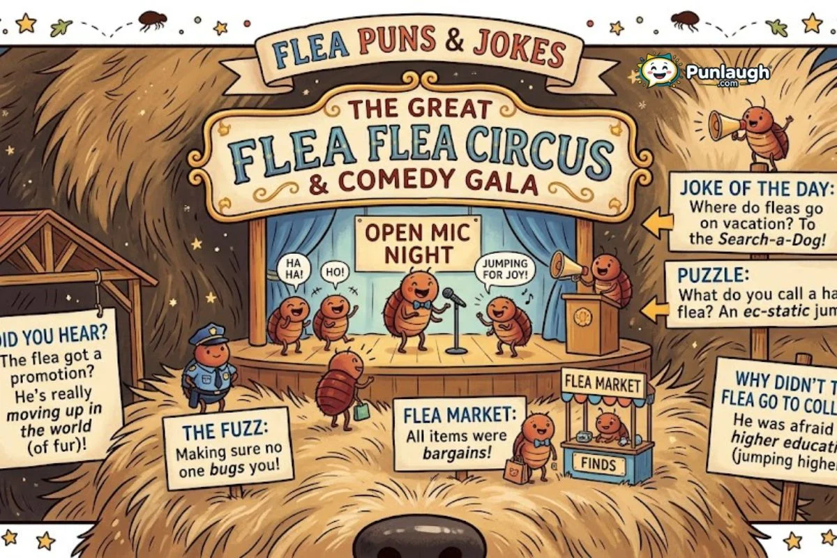 Flea Puns And Jokes