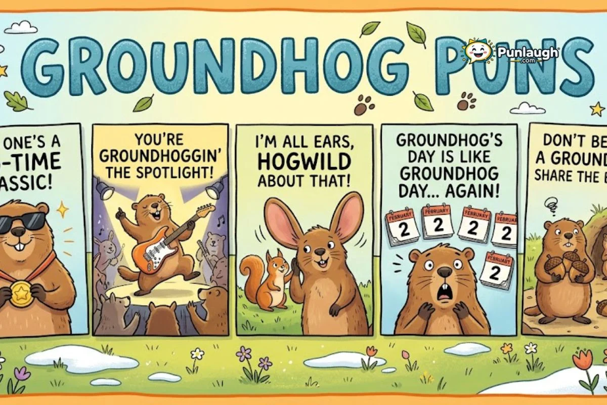 Groundhog Puns
