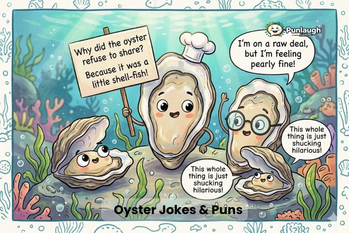 Oyster Jokes And Puns