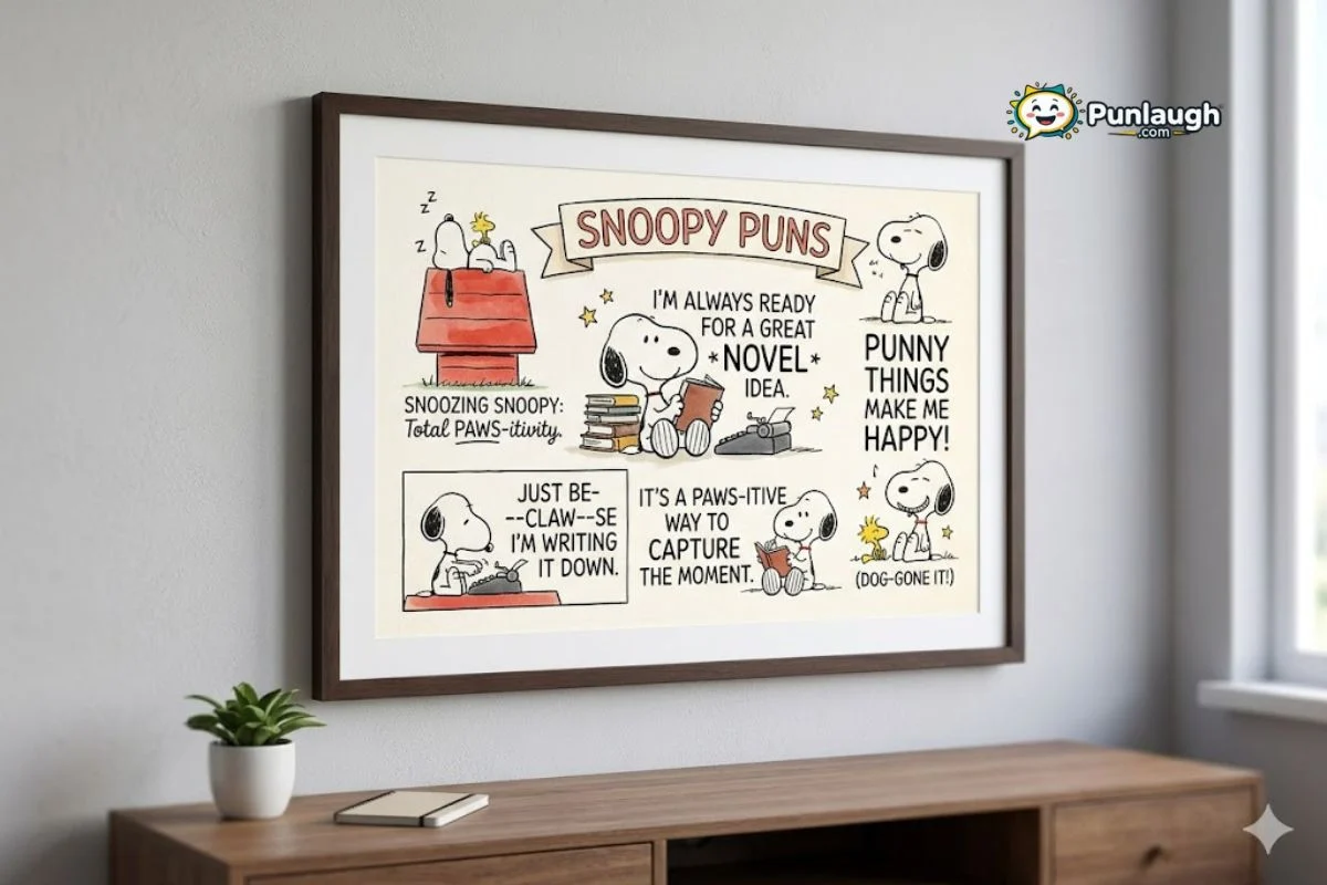 Snoopy Puns