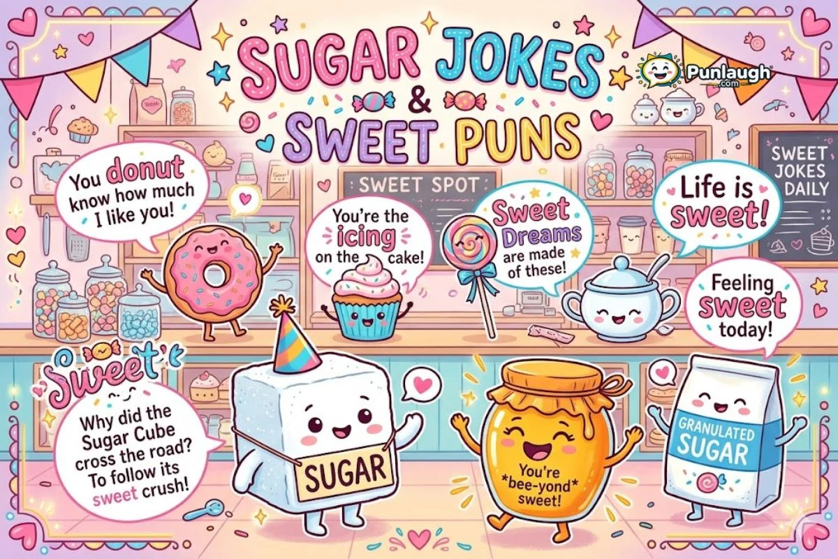 Sugar Jokes And Sweet Puns
