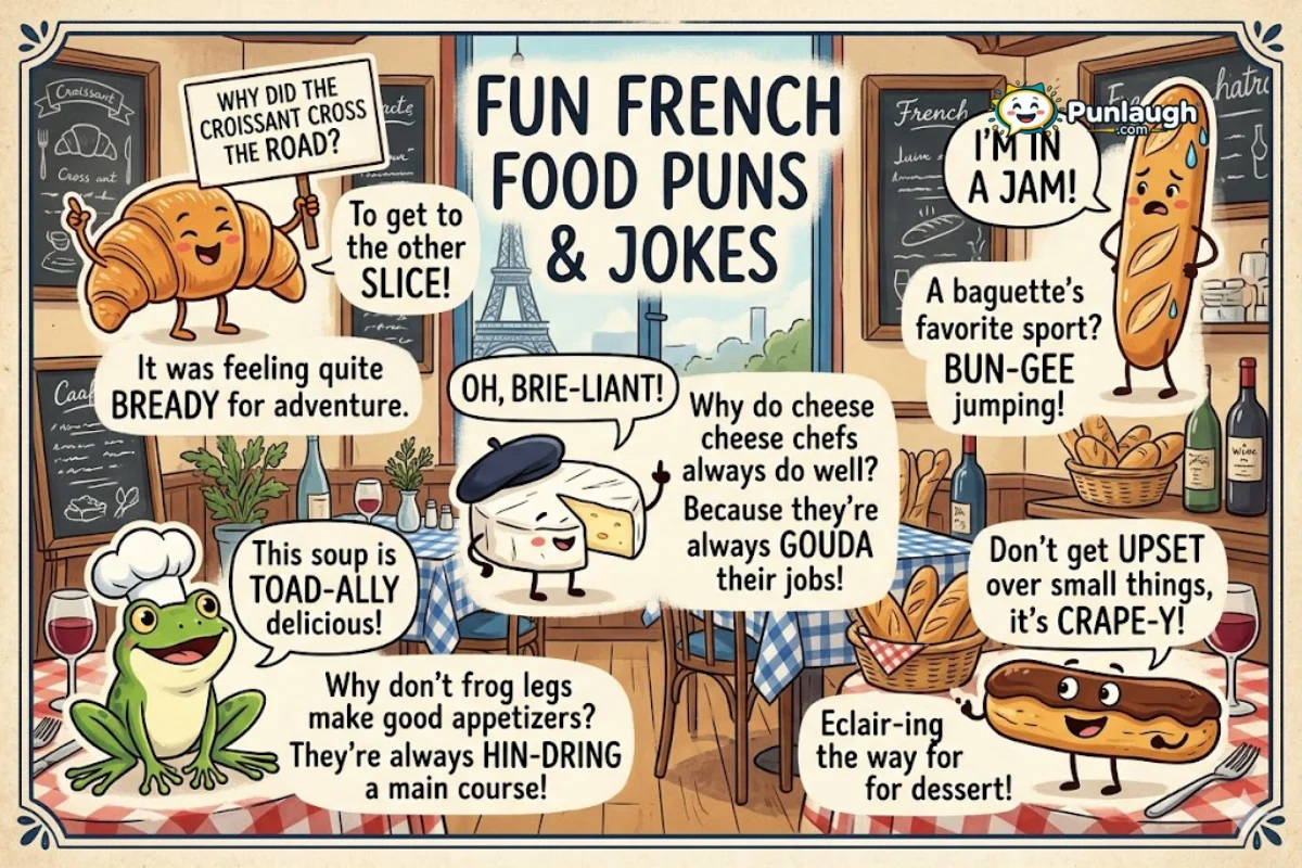 French Food Puns And Jokes