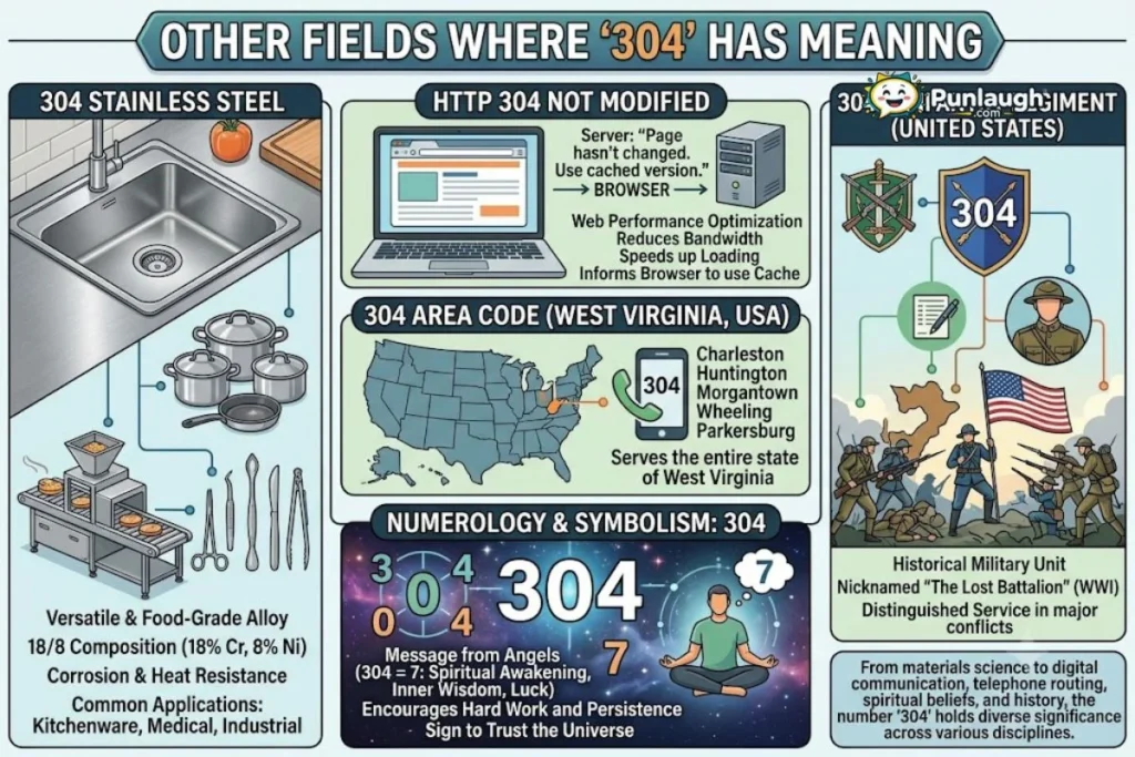 Other Fields Where 304 Has Meaning